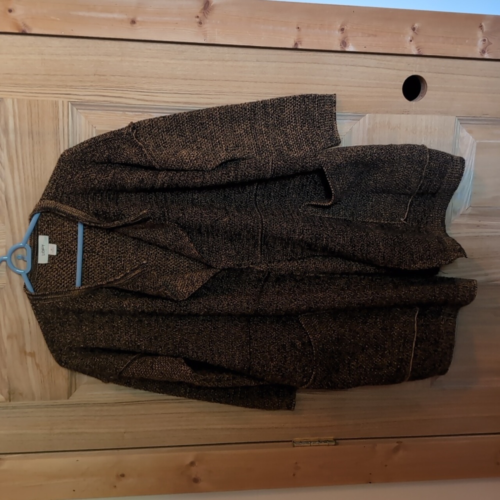 Ann Taylor Loft over size open front cardigan medium